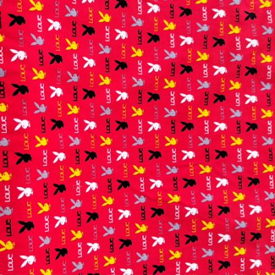 پارچه ملحفه ای پلی بوی قرمز
